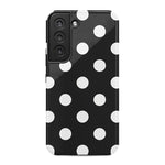 Polka Dots | High Contrast Design Case Phone Case Casetry Essential Galaxy S22