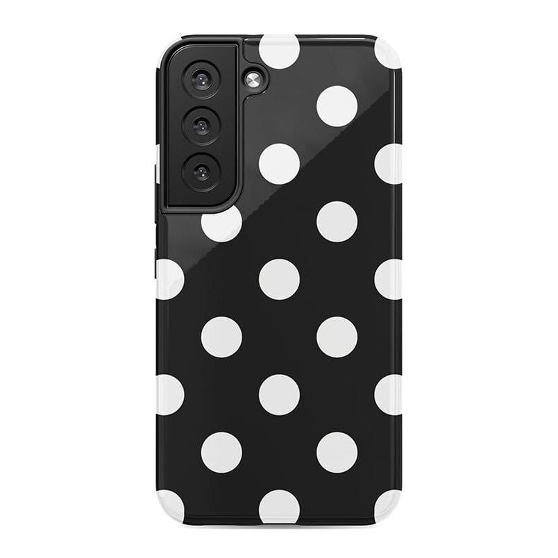 Polka Dots | High Contrast Design Case Phone Case Casetry Essential Galaxy S22