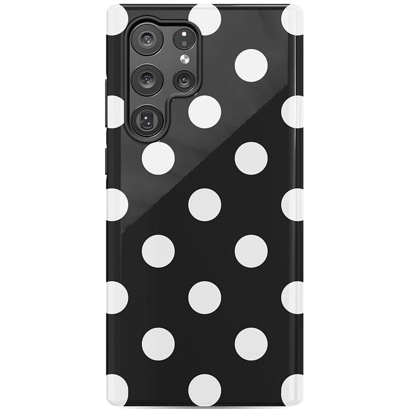 Polka Dots | High Contrast Design Case Phone Case Casetry Essential Galaxy S22 Ultra