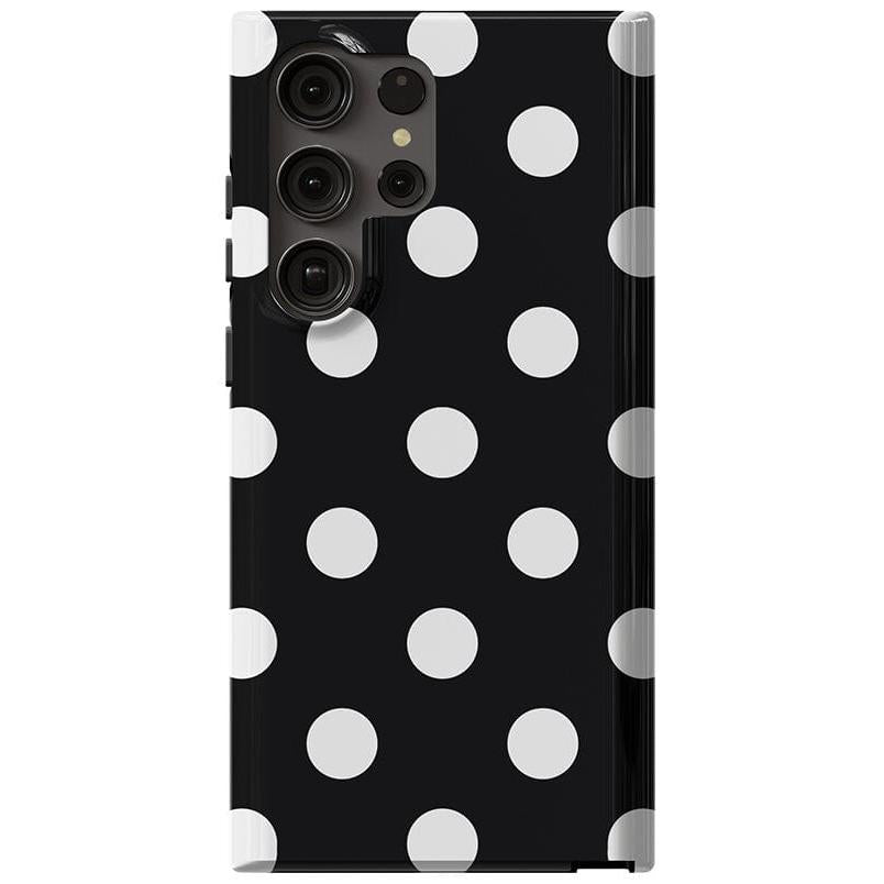 Polka Dots | High Contrast Design Case Phone Case Casetry Essential Galaxy S23 Ultra