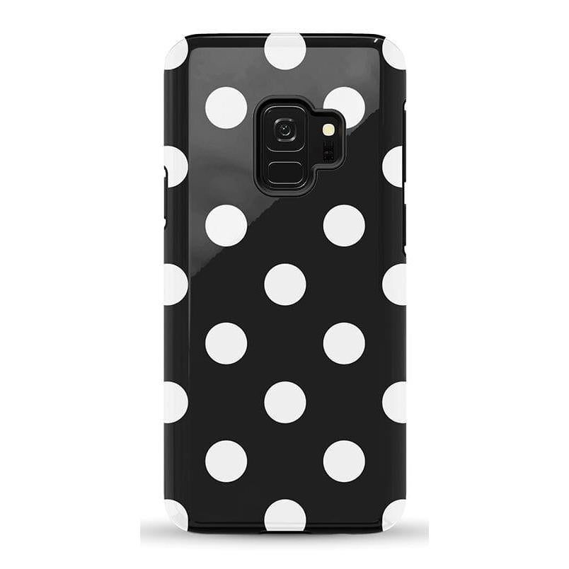 Polka Dots | High Contrast Design Case Phone Case Casetry Essential Galaxy S9