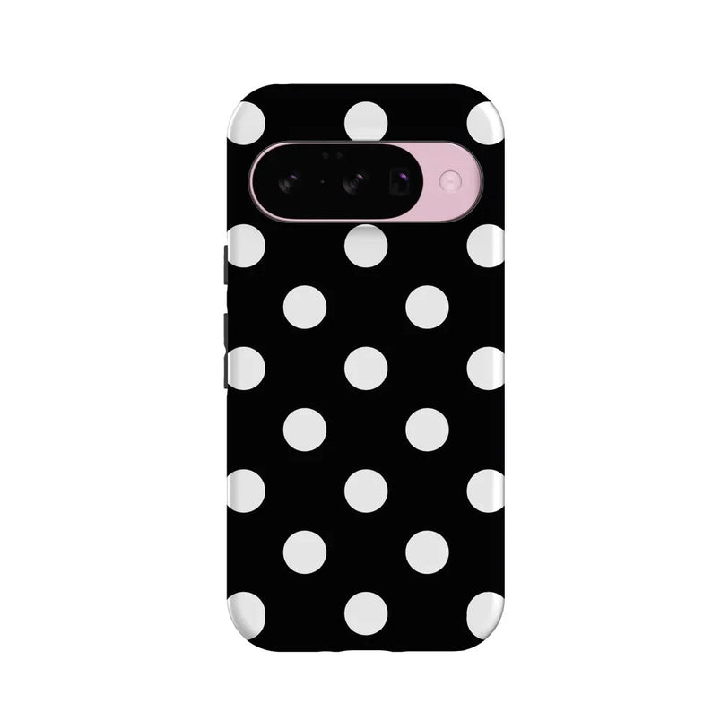 Polka Dots | High Contrast Design Case Phone Case Casetry Essential + MagSafe® Google Pixel 10 