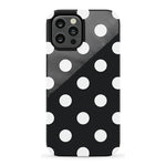 Polka Dots | High Contrast Design Case Phone Case Casetry Essential iPhone 12 Pro