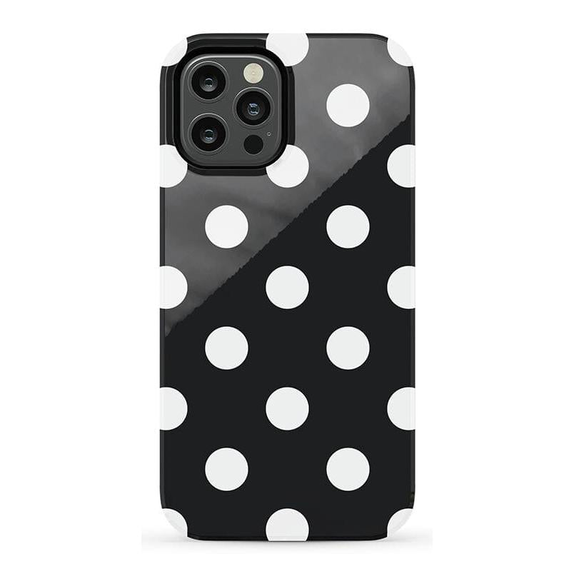 Polka Dots | High Contrast Design Case Phone Case Casetry Essential iPhone 12 Pro