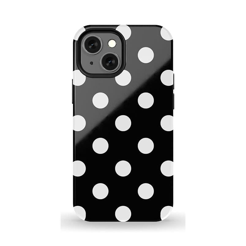 Polka Dots | High Contrast Design Case Phone Case Casetry Essential + MagSafe® iPhone 13 Mini