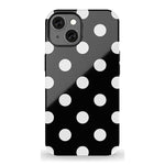 Polka Dots | High Contrast Design Case Phone Case Casetry Essential + MagSafe® iPhone 13