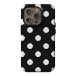 Polka Dots | High Contrast Design Case Phone Case Casetry Essential + MagSafe® iPhone 14 Pro