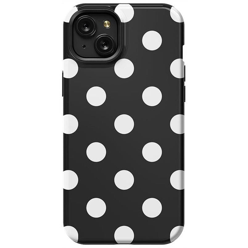 Polka Dots | High Contrast Design Case Phone Case Casetry Essential + MagSafe® iPhone 15 Plus