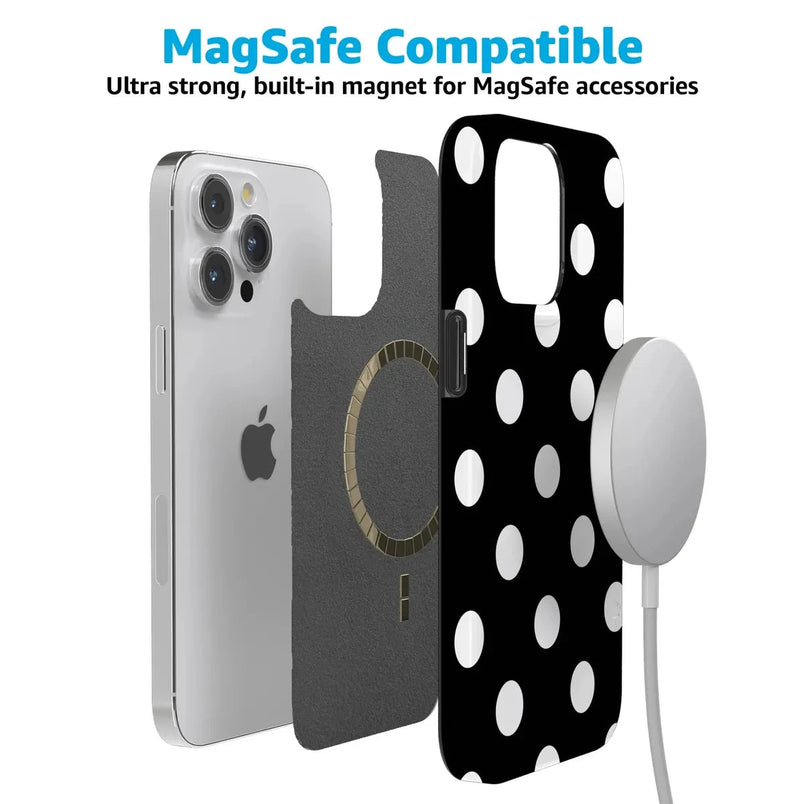 Polka Dots | High Contrast Design Case Phone Case Casetry 