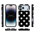 Polka Dots | High Contrast Design Case Phone Case Casetry 