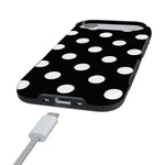 Polka Dots | High Contrast Design Case Phone Case Casetry 