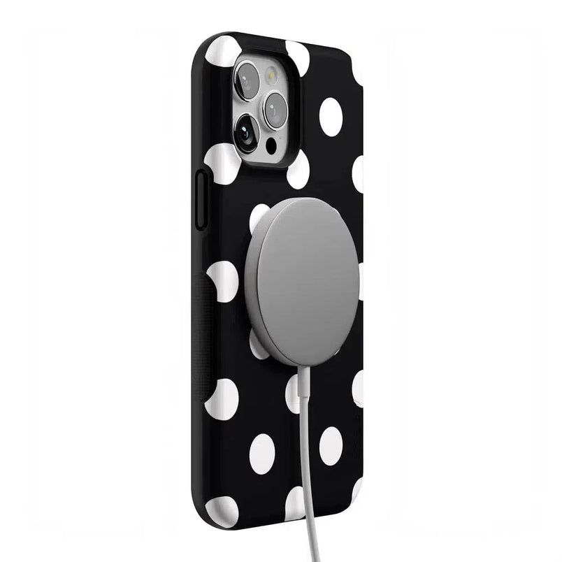 Polka Dots | High Contrast Design Case Phone Case Casetry 