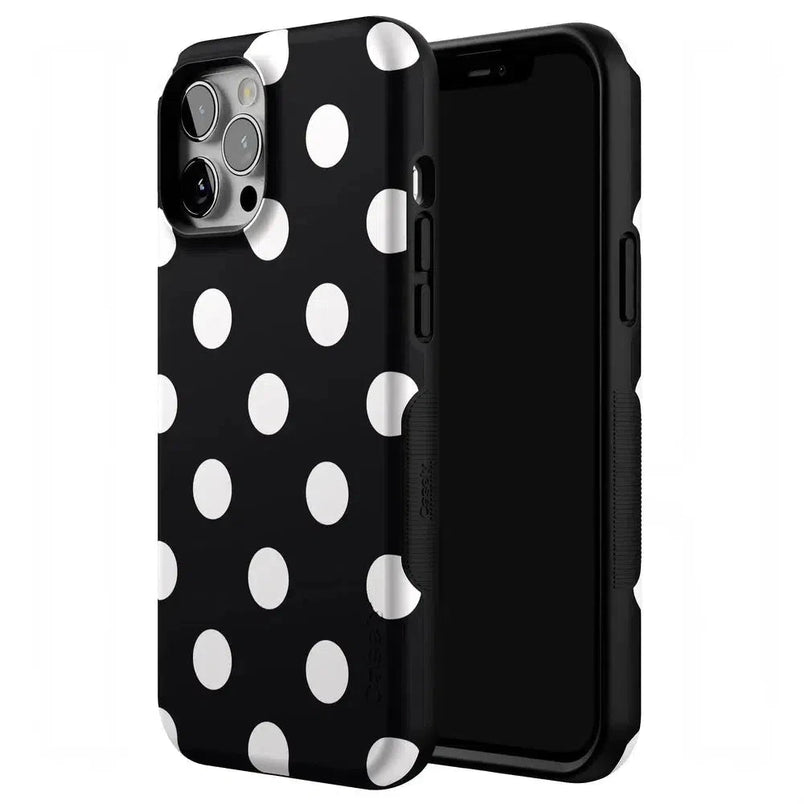 Polka Dots | High Contrast Design Case Phone Case Casetry 