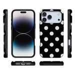 Polka Dots | High Contrast Design Case Phone Case Casetry 