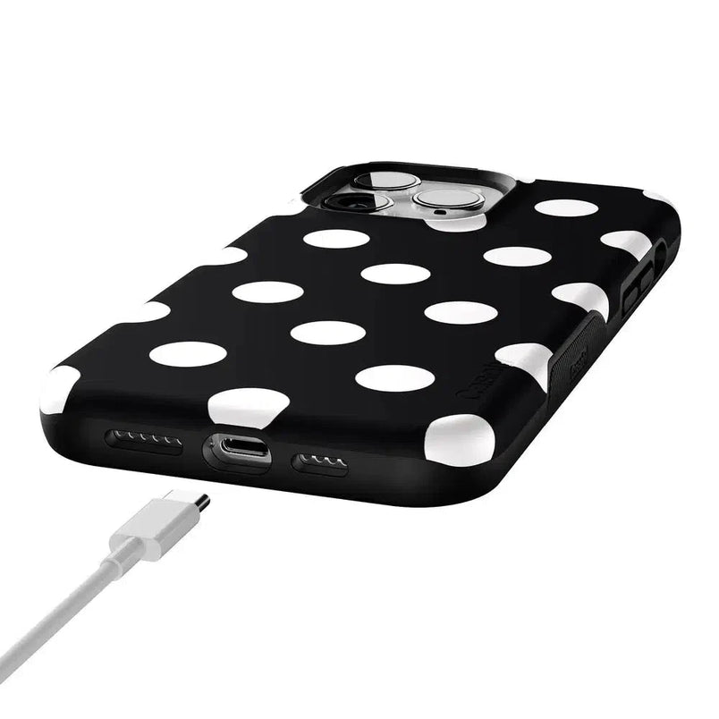 Polka Dots | High Contrast Design Case Phone Case Casetry 