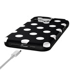 Polka Dots | High Contrast Design Case Phone Case Casetry 