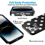Polka Dots | High Contrast Design Case Phone Case Casetry 
