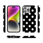 Polka Dots | High Contrast Design Case Phone Case Casetry 