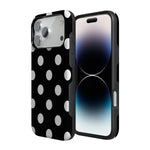 Polka Dots | High Contrast Design Case Phone Case Casetry 