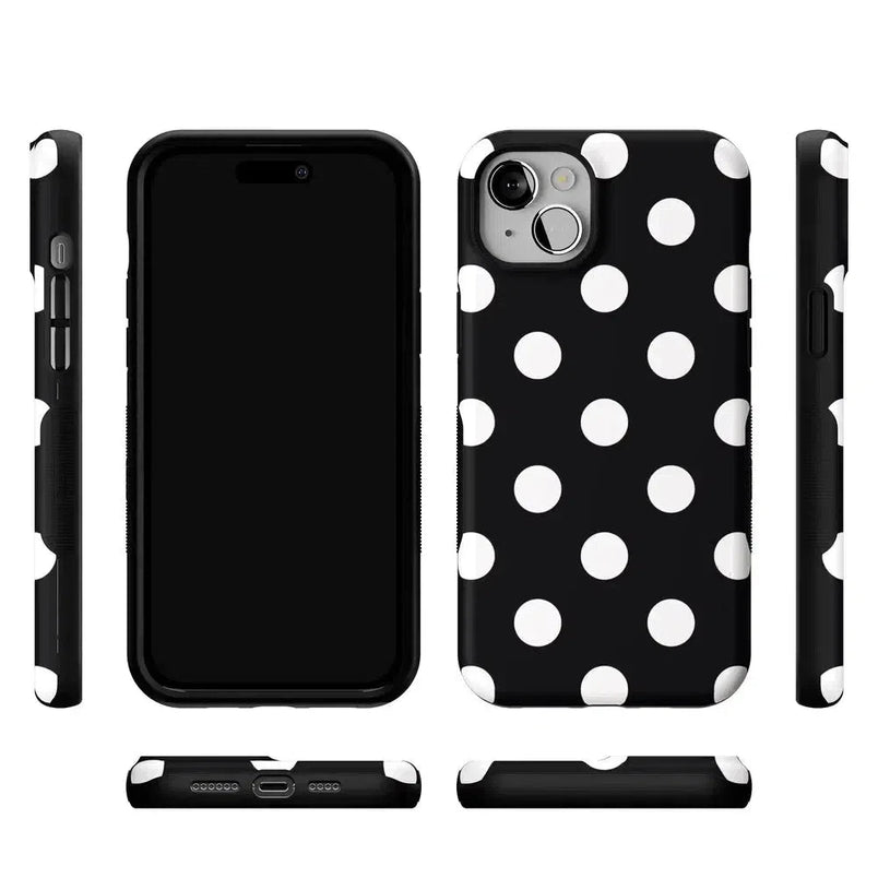 Polka Dots | High Contrast Design Case Phone Case Casetry 