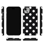 Polka Dots | High Contrast Design Case Phone Case Casetry 