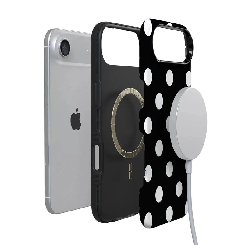 Polka Dots | High Contrast Design Case Phone Case Casetry 