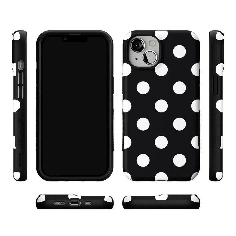 Polka Dots | High Contrast Design Case Phone Case Casetry 