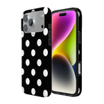 Polka Dots | High Contrast Design Case Phone Case Casetry 