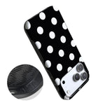 Polka Dots | High Contrast Design Case Phone Case Casetry 