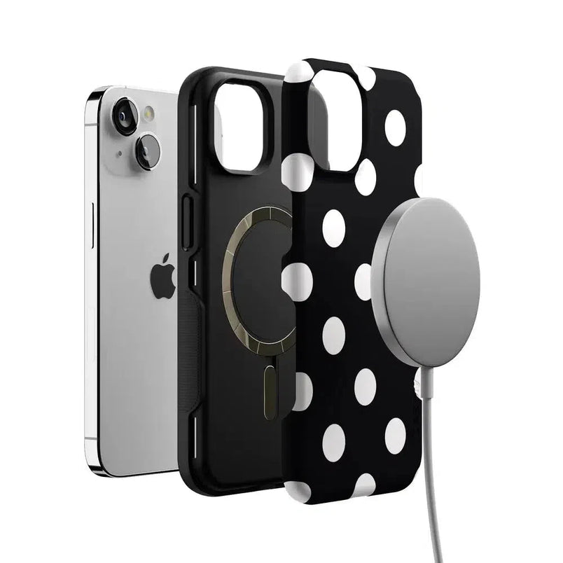 Polka Dots | High Contrast Design Case Phone Case Casetry 