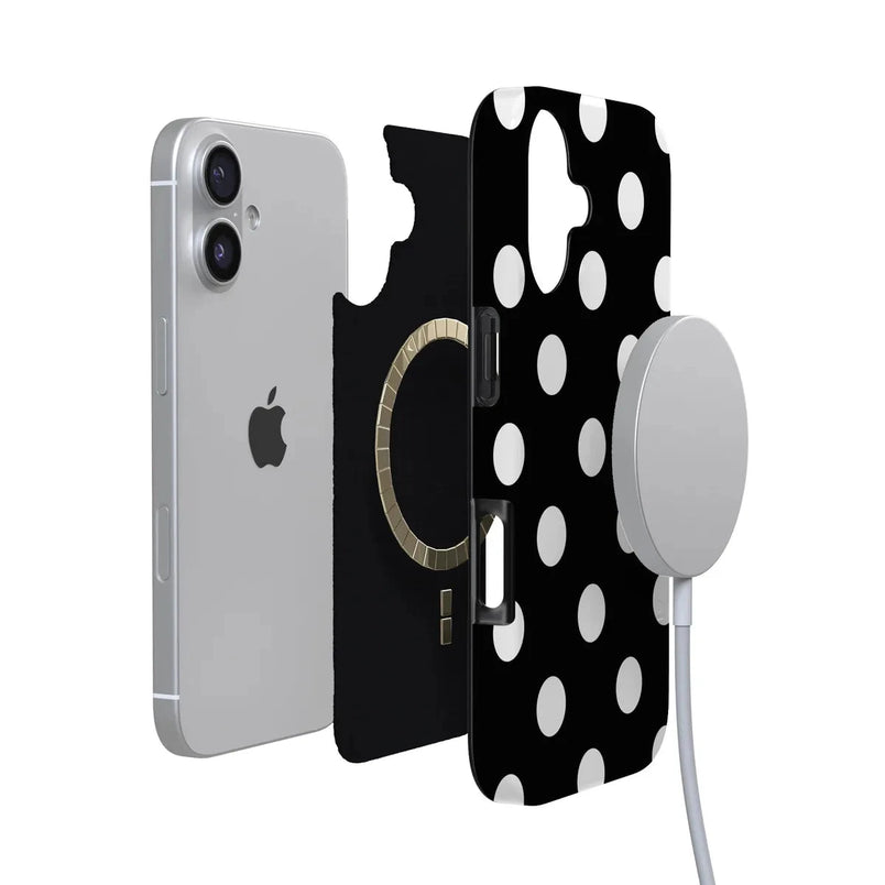 Polka Dots | High Contrast Design Case Phone Case Casetry 