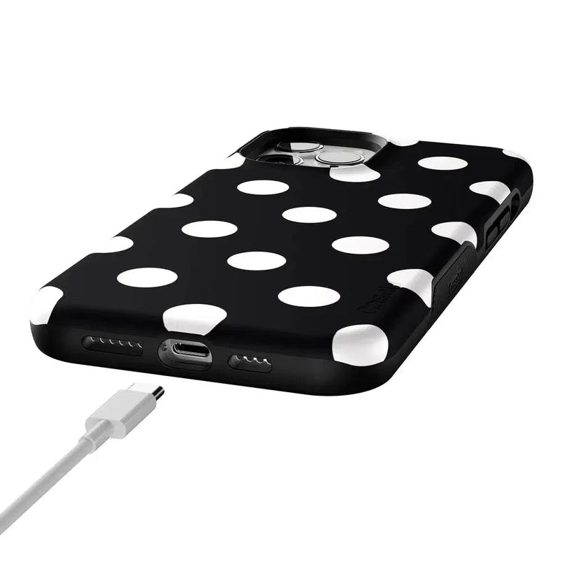 Polka Dots | High Contrast Design Case Phone Case Casetry 