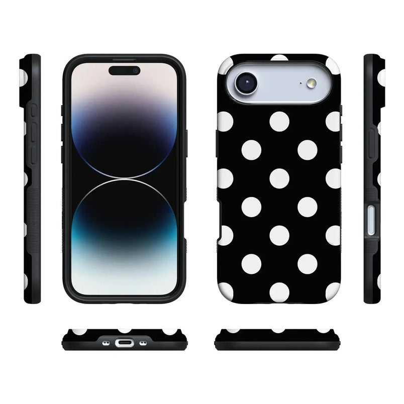 Polka Dots | High Contrast Design Case Phone Case Casetry 