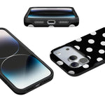 Polka Dots | High Contrast Design Case Phone Case Casetry 