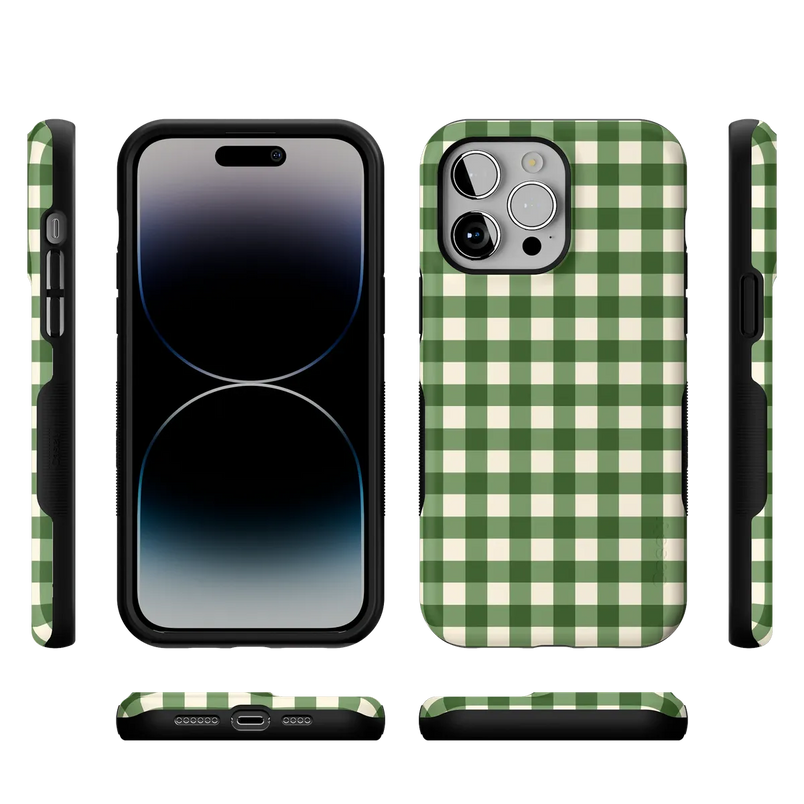 Checked Twice | Green Plaid Case