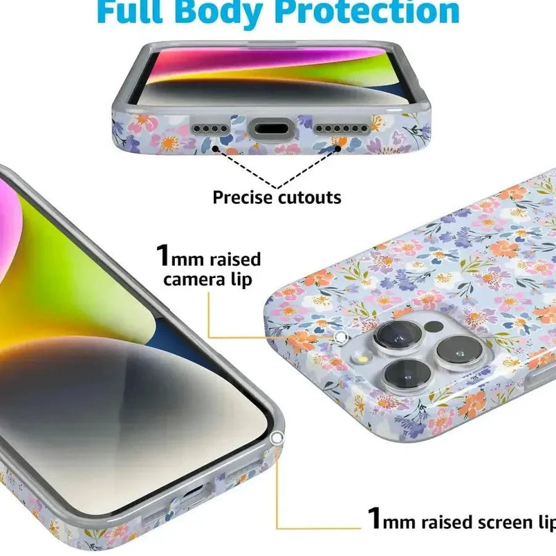 Poppy Meadows | Pastel Floral Case iPhone Case get.casely 