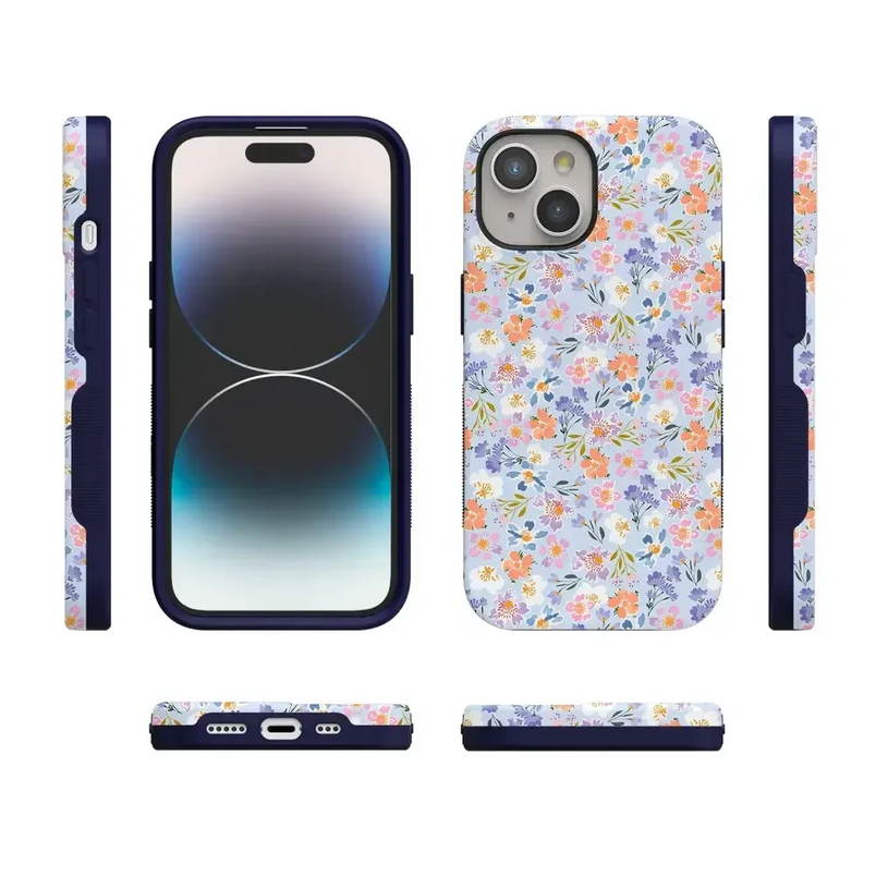 Poppy Meadows | Pastel Floral Case iPhone Case get.casely 