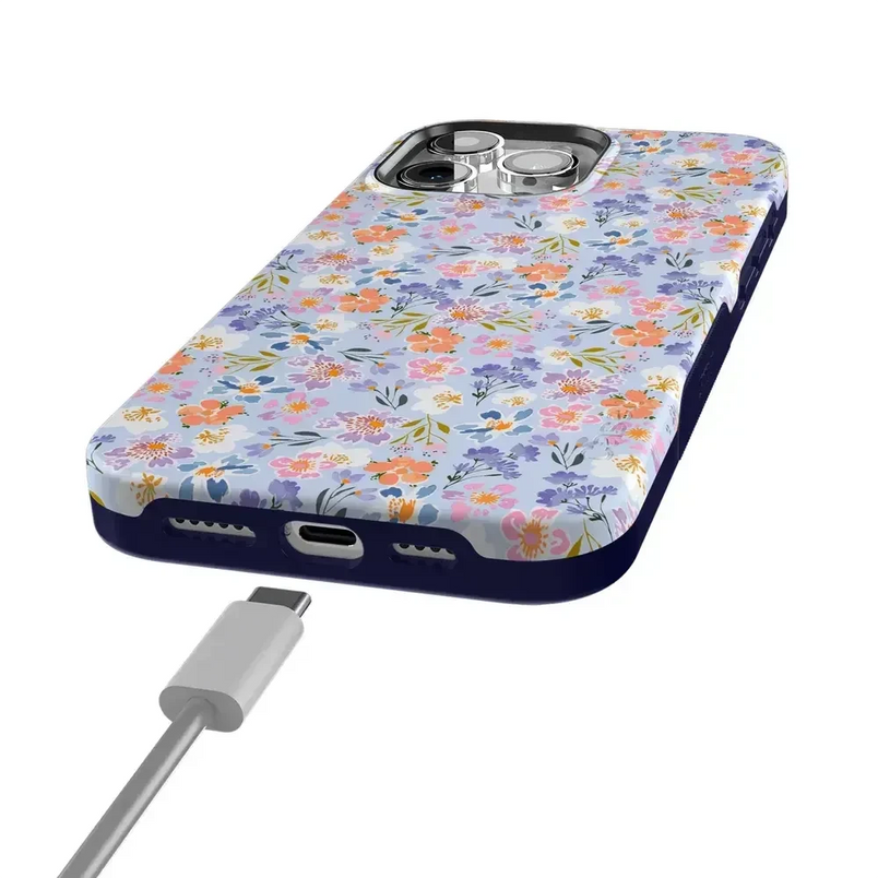 Poppy Meadows | Pastel Floral Case iPhone Case get.casely 