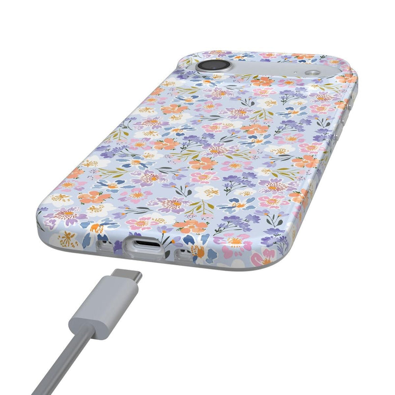 Poppy Meadows | Pastel Floral Case iPhone Case get.casely 