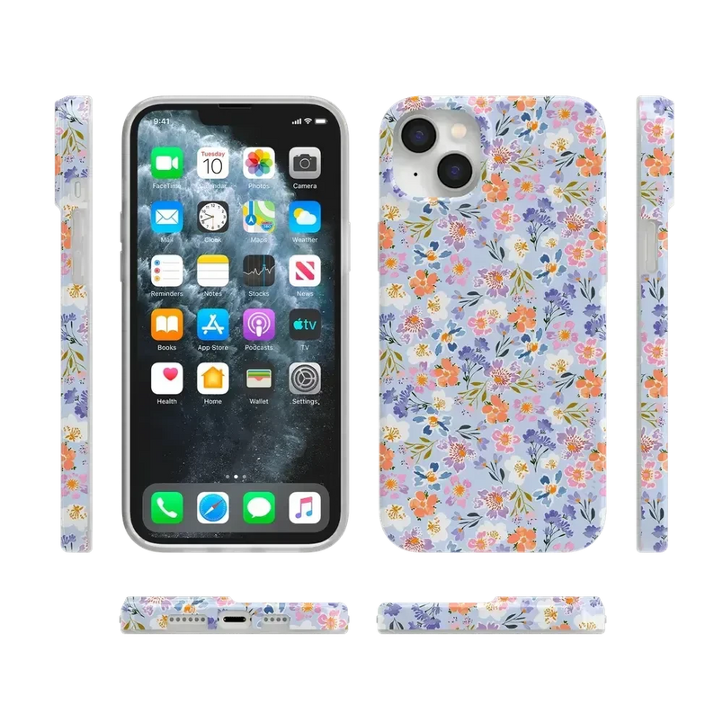 Poppy Meadows | Pastel Floral Case iPhone Case get.casely 