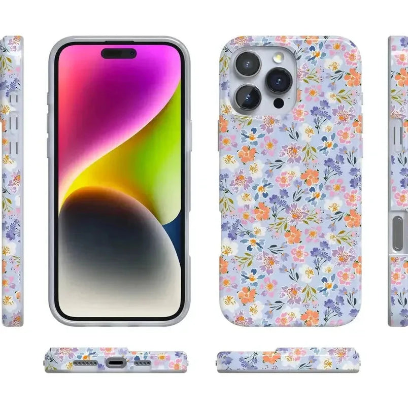 Poppy Meadows | Pastel Floral Case iPhone Case get.casely 