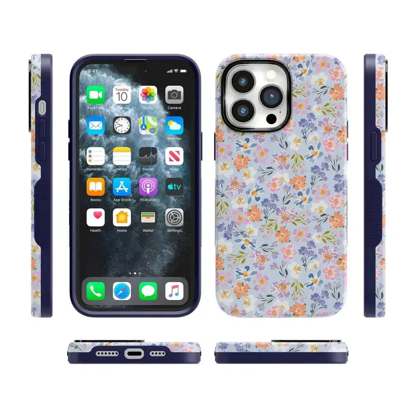 Poppy Meadows | Pastel Floral Case iPhone Case get.casely 