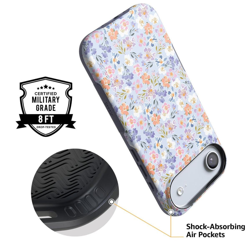 Poppy Meadows | Pastel Floral Case iPhone Case get.casely 