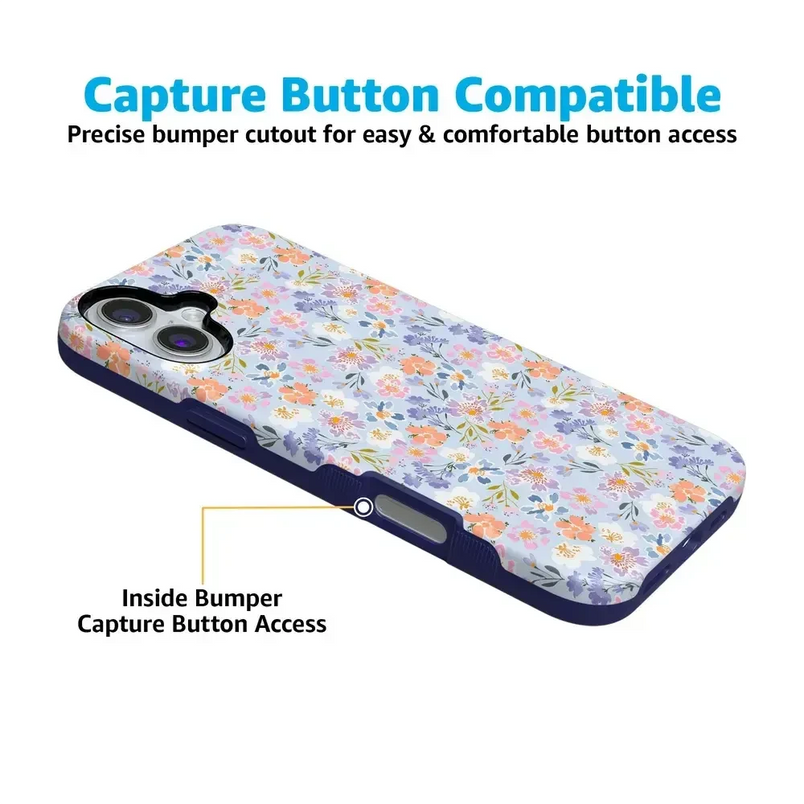 Poppy Meadows | Pastel Floral Case iPhone Case get.casely 