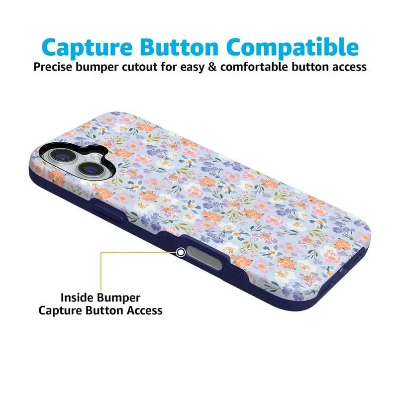 Poppy Meadows | Pastel Floral Case iPhone Case get.casely