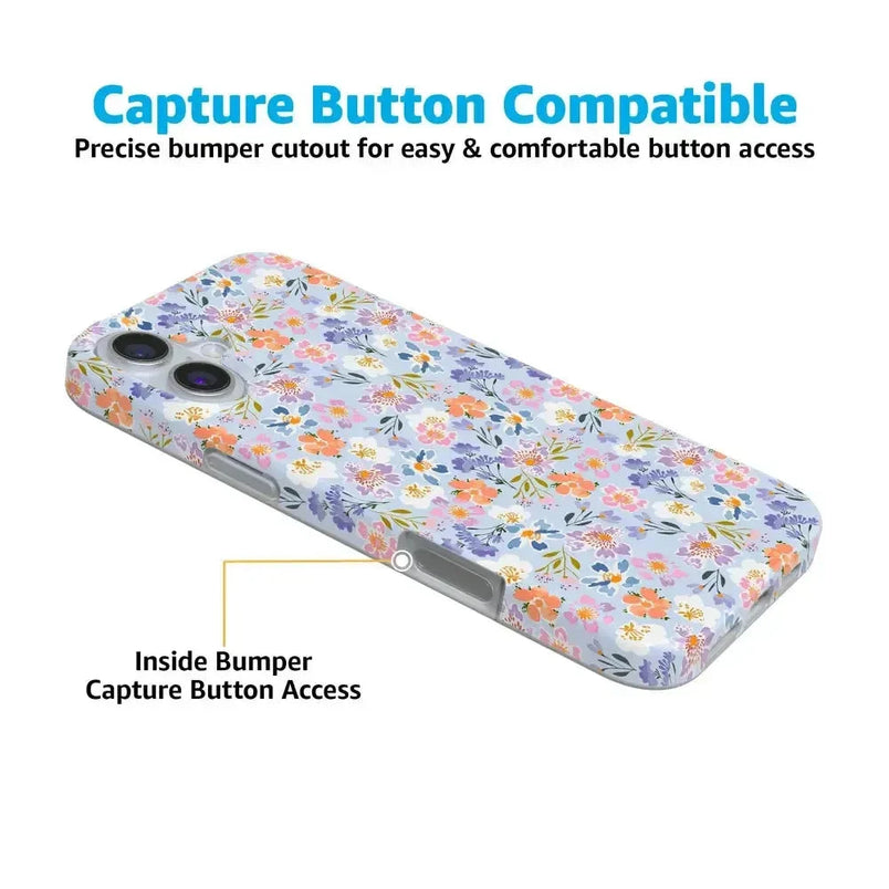 Poppy Meadows | Pastel Floral Case iPhone Case get.casely 