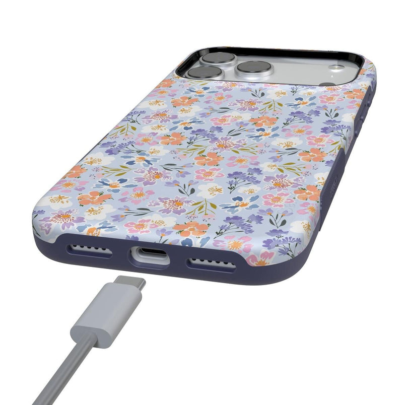 Poppy Meadows | Pastel Floral Case iPhone Case get.casely 