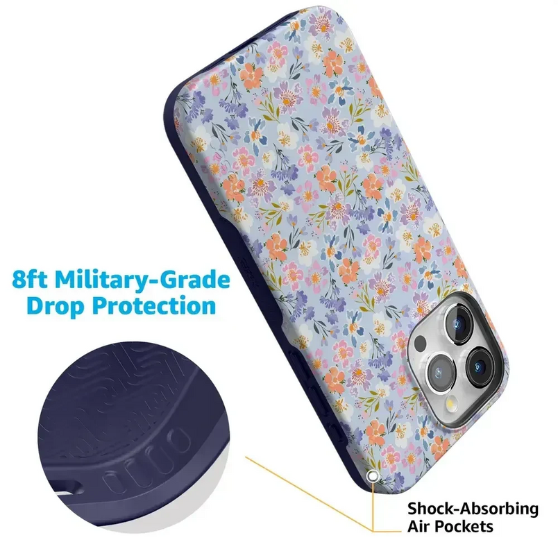 Poppy Meadows | Pastel Floral Case iPhone Case get.casely 