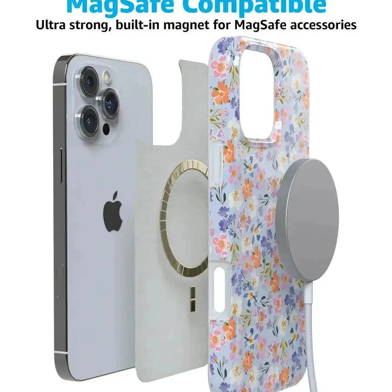 Poppy Meadows | Pastel Floral Case iPhone Case get.casely 