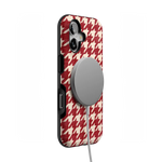 Scarlet Stitch | Red Houndstooth Case